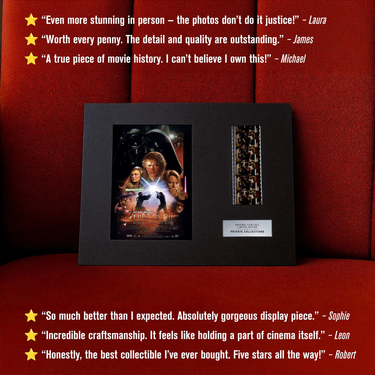 Star Wars: Episode III – Revenge of the Sith (2005) Authentic 35mm Film Cell Cinemense